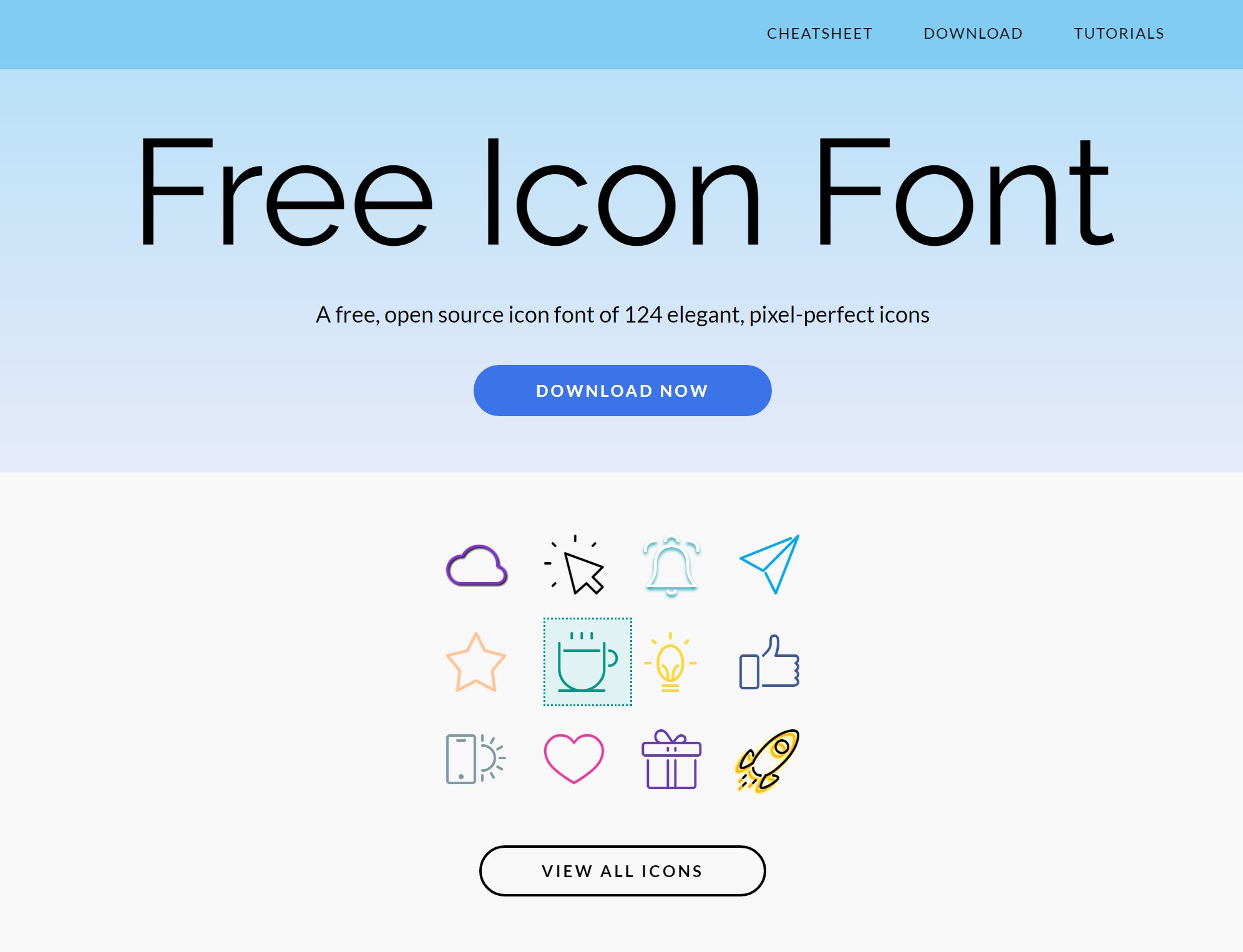 SVG Icon Fonts