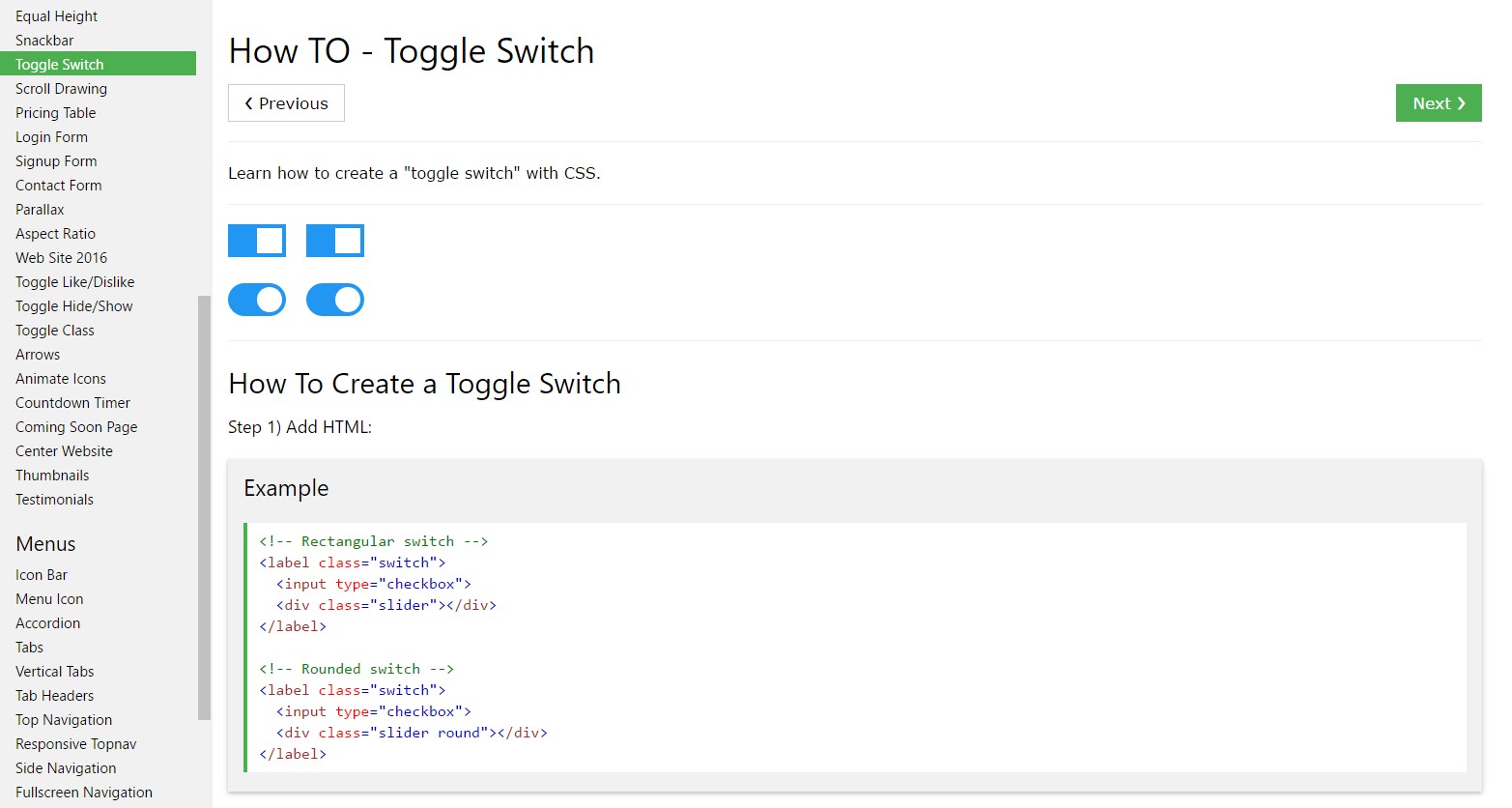  Tips on how to  set up Toggle Switch