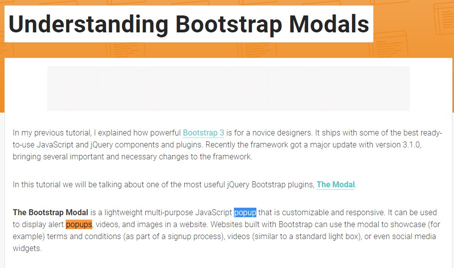  One more  beneficial  post  concerning Bootstrap Modal Popup